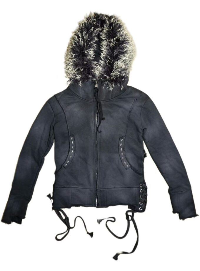 crow (Includes two fur collar colors as a free gift)