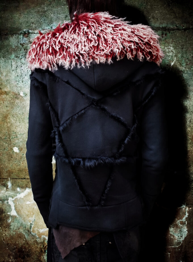 crow (Includes two fur collar colors as a free gift)