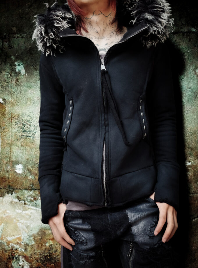 crow (Includes two fur collar colors as a free gift)