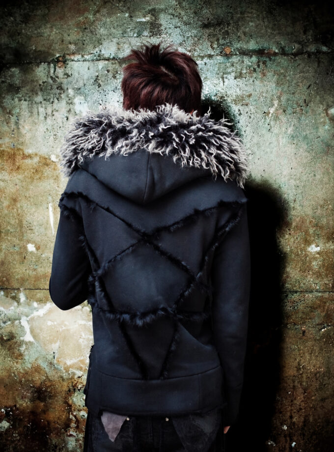 crow (Includes two fur collar colors as a free gift)